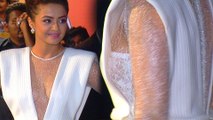 Bollywood Actress Surveen Chawla's Oops Moment | Filmfare Awards 2015 Red Carpet