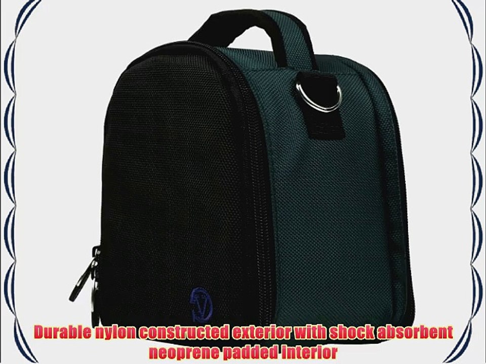 Laurel Compact DSLR Camera Bag Carrying Case for Canon EOS Rebel T5 SL1 T5i T4i T3i T3 T2i