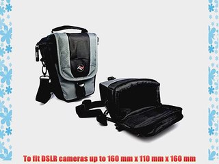 Tuff-Luv 'ZipNGo' holster / telescopic style / Top-loader case for digital SLR camera in size: