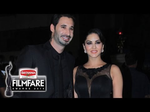 Sunny Leone With Husband Daniel Webber | Filmfare Awards 2015