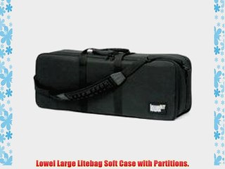 Lowel Large Litebag Soft Case with Partitions.