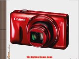 Canon PowerShot SX600 HS (Red)   32GB Memory Card   All in One High Speed Card Reader   Standard