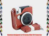 CAIUL PU Leather Instant Camera Case For Fujifilm Instax Mini 90 Neo Classic Instant Camera