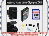 8GB Accessories Bundle kit For Olympus XZ-1 SZ-10 SZ-20 SZ-30MR SP-800UZ SP-810UZ SZ-11 Camera