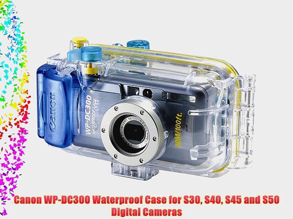 Canon WP-DC300 Waterproof Case for S30 S40 S45 and S50 Digital Cameras