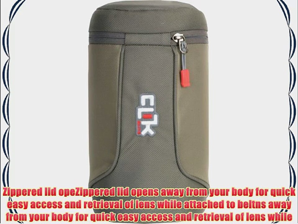 Clik Elite CE202GR Large Lens Holster (Gray)