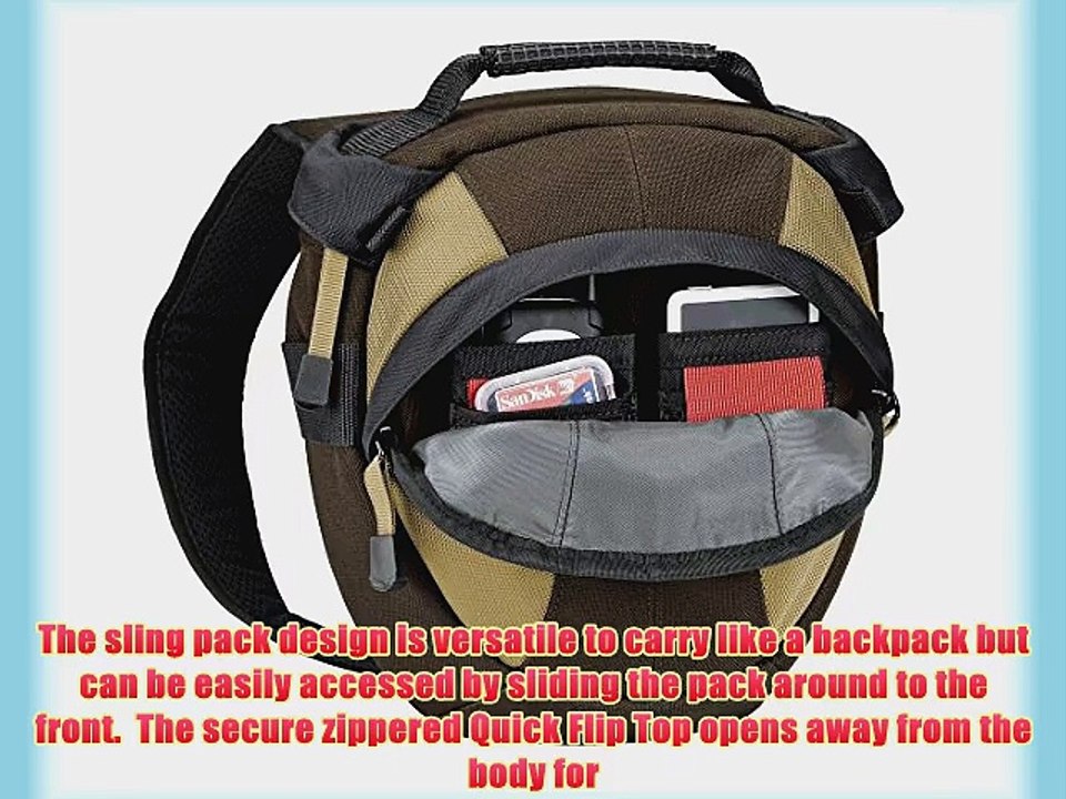 Tamrac 5766 Velocity 6x Compact Photo Sling Pack Bag (Brown/Tan)