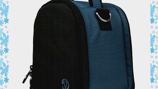 Travel Shoulder Bag Carrying Case (Blue) For Nikon Coolpix L810 P510 S9100 Digital SLR DSLR
