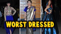 WORST Dressed At Filmfare Red Carpet
