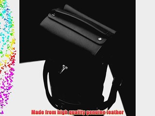 Gariz Genuine Leather BL-ZBLBK Black Label Camera Zoom Case Bag for iPad Mirrorless DSLR Camera