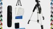 Professional Tripod Kit Includes 57 Full Tripod W/ Carrying Case   LCD Screen Protectors