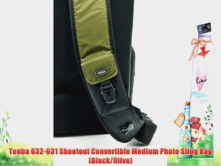 Tenba 632-631 Shootout Convertible Medium Photo Sling Bag (Black/Olive)