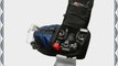 Deluxe Digital SLR Camera/Camcorder Sling Backpack (Black/Blue) For The Nikon D5000 D3000 Digital
