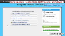 Tazti Speech Recognition Software for Windows 7, 8, 8.1 (64-bit) Crack - tazti speech recognition software for windows 7 64 bit