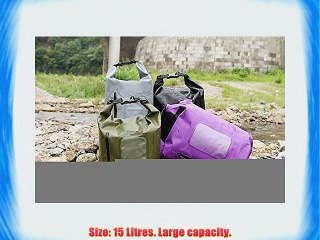 Viskey Waterproof Dry Bag for Water Sports Black