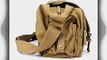 Modovo Canvas Leisure DSLR SLR Camera Bag Messenger Bag Adjustable Bottom Straps for Tripod