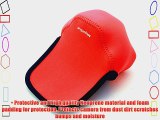 MegaGear ''Ultra Light'' Neoprene Camera Case Bag for Nikon V3 with 10-30 Lens (Red)