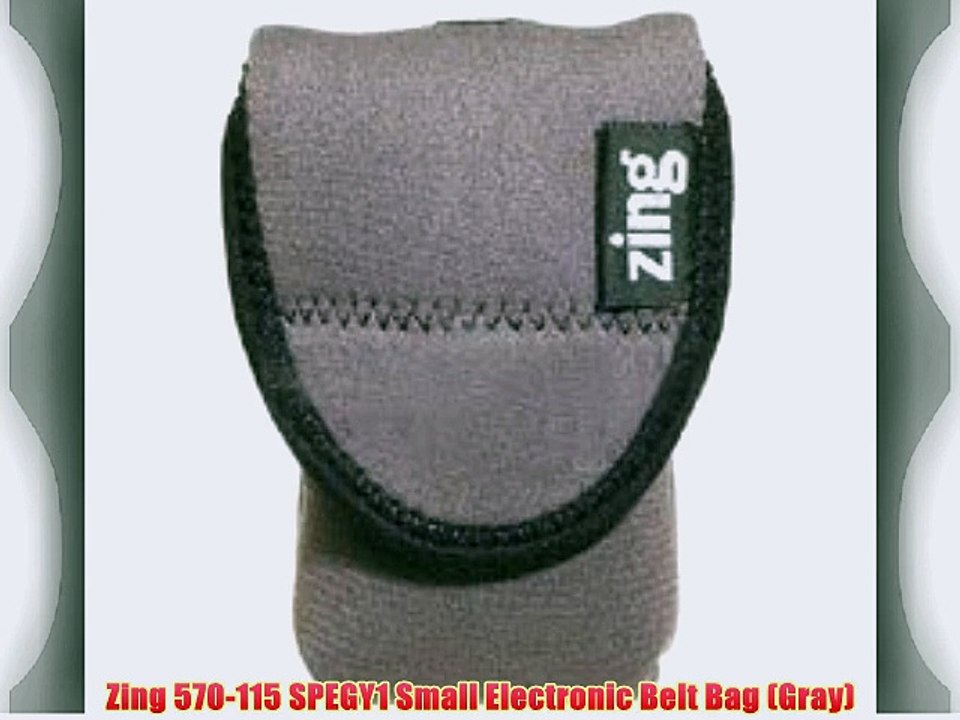 Zing 570-115 SPEGY1 Small Electronic Belt Bag (Gray)