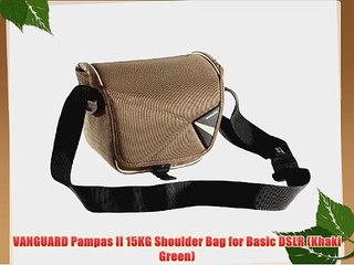 VANGUARD Pampas II 15KG Shoulder Bag for Basic DSLR (Khaki Green)