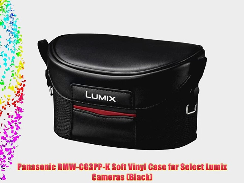 Panasonic DMW-CG3PP-K Soft Vinyl Case for Select Lumix Cameras (Black)