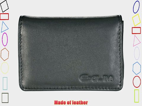 Casio Exilim EX-Case7 Leather Business Card Holder Style Universal Camera Case for Exilim EX-S10