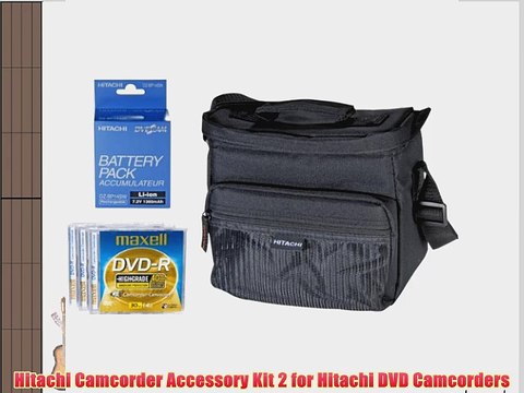 Hitachi Camcorder Accessory Kit 2 for Hitachi DVD Camcorders