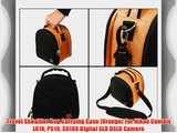 Travel Shoulder Bag Carrying Case (Orange) For Nikon Coolpix L810 P510 S9100 Digital SLR DSLR