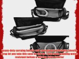 USA Gear Protective DSLR Camera Kit Travel Bag for Nikon  Canon  Pentax  Olympus  Sony