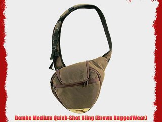 Domke Medium Quick-Shot Sling (Brown RuggedWear)
