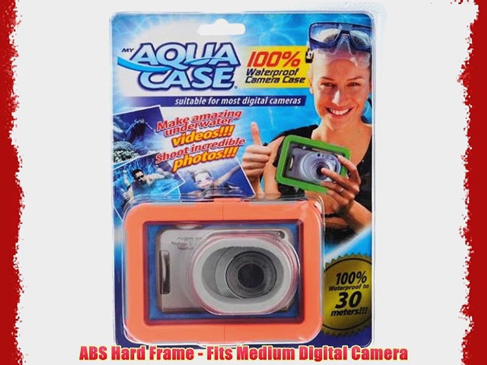 My Aqua Case Waterproof Camera Case for Certain Canon Casio Fujifilm Kodak Leica Nikon Olympus