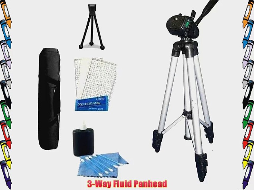 Professional style Tripod Kit Includes 50 Full Tripod W/ Carrying Case   LCD Screen Protectors