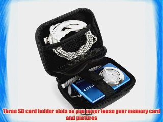 DURAGADGET Hard Carry case with belt clip for Leica V-LUX 20