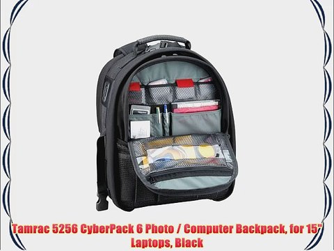 Tamrac 5256 CyberPack 6 Photo / Computer Backpack for 15 Laptops Black