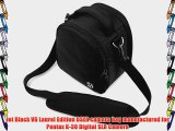 Jet Black VG Laurel DSLR Camera Carrying Bag with Removable Shoulder Strap for Pentax K-30