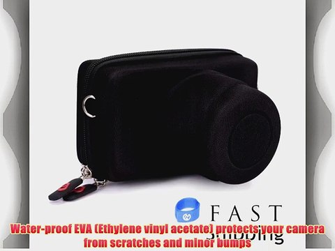 Black Kannon Series Universal Compact System Camera Case for Sony Alpha NEX-3N (body only)