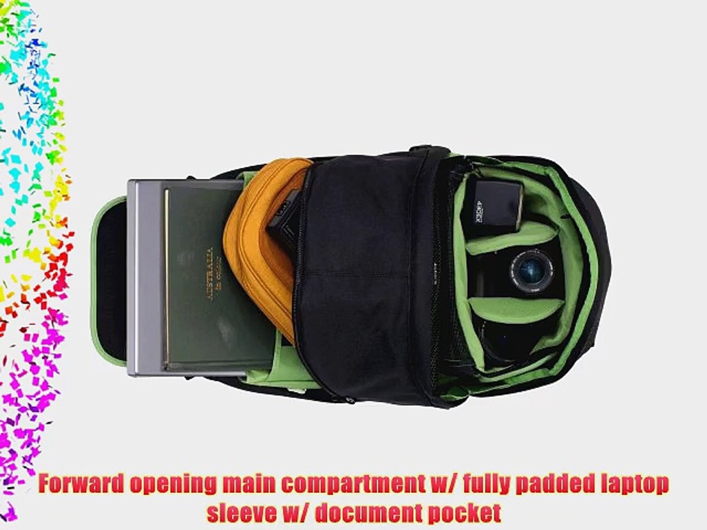 Crumpler THE SINKING BARGE Laptop Camera Backpack (Black/Black/Gun Metal) -  video Dailymotion