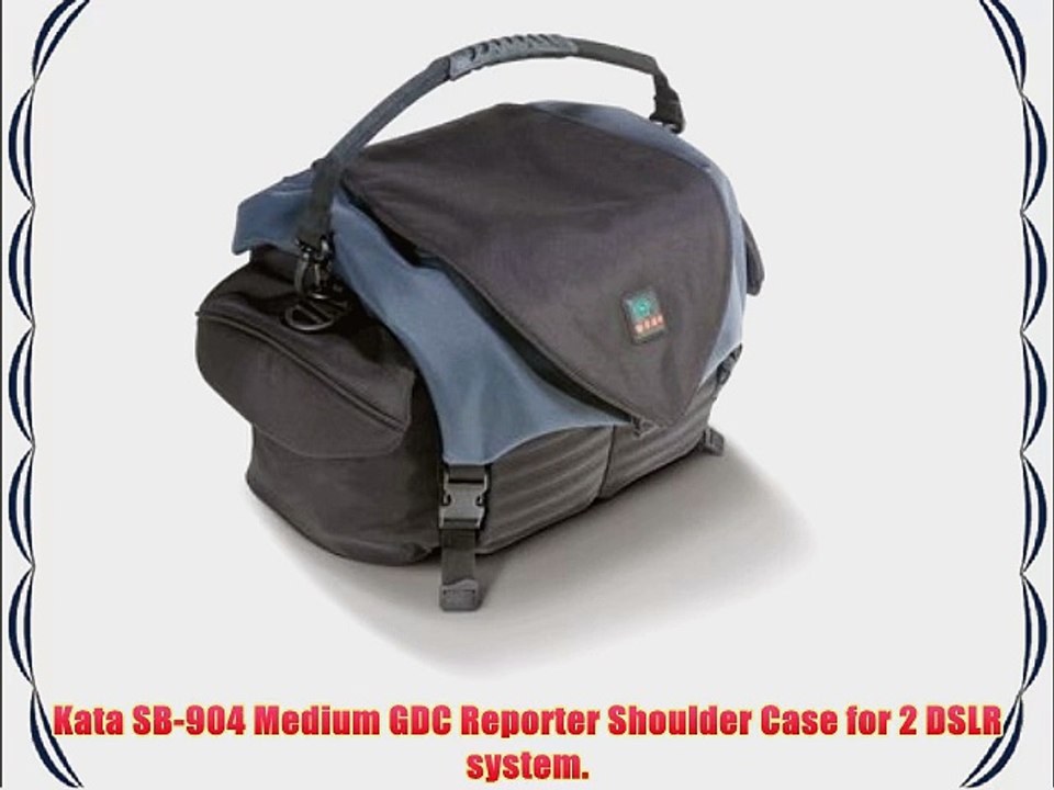 Kata SB-904 Medium GDC Reporter Shoulder Case for 2 DSLR system.