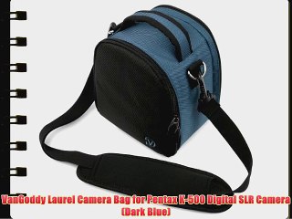 VanGoddy Laurel Camera Bag for Pentax K-500 Digital SLR Camera (Dark Blue)