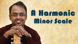 How To Play - A Harmonic Minor Scale - Guitar Lesson For Beginners