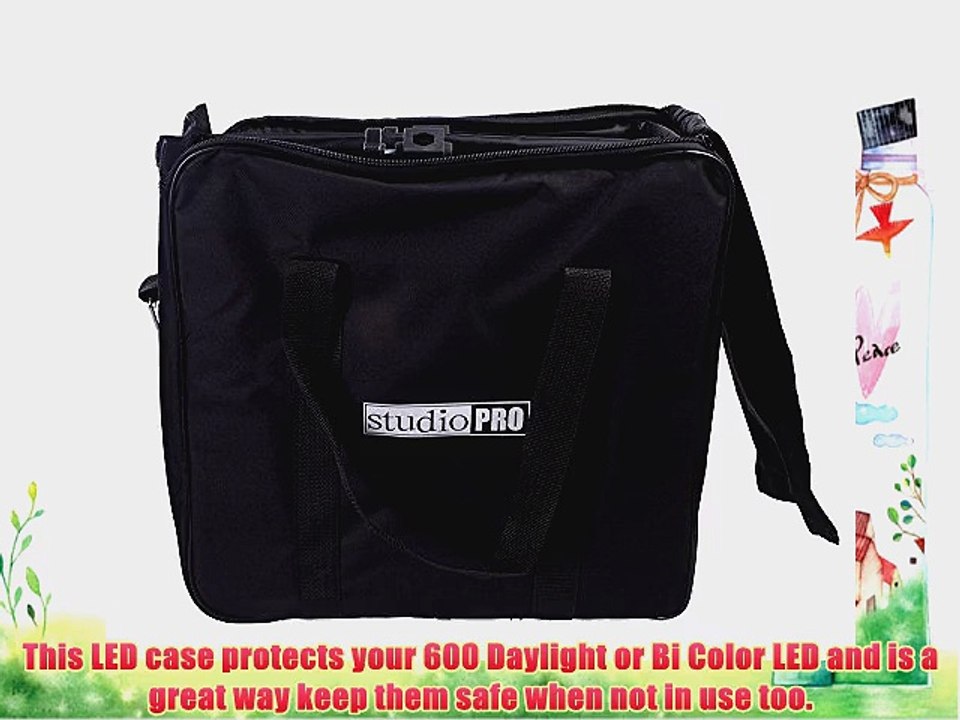 StudioPRO Double LED Carrying Case for Two 600 LED Panels Compatible with StudioPRO LED Lighting
