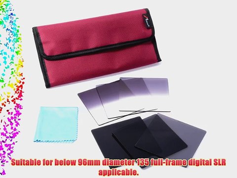 XCSOURCE 6Pcs Set Gradual Neutral Density G.ND2 G.ND4 G.ND8 Neutral Density ND2 ND4 ND8