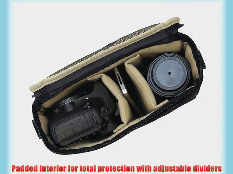 Jill.e Designs 340993  E-GO Camera Insert Bag Black