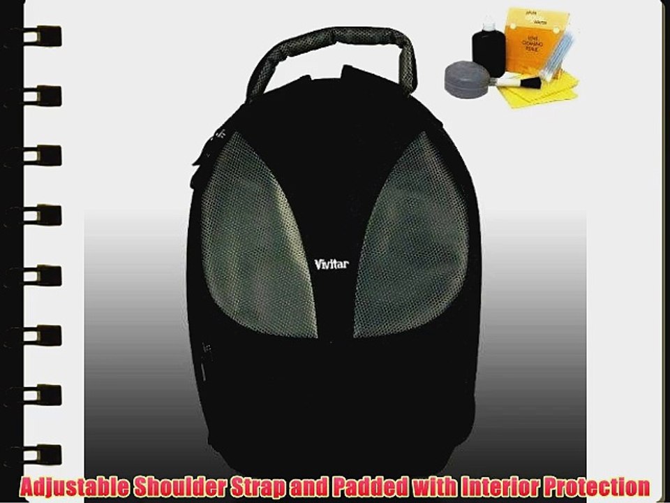 Vivitar SLR Knapsack Rugged Series Camera Case For the Nikon Coolpix P100 Digital Camera