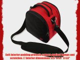 Stylish Elegant Laurel Red Camera Bag with Adjustable Shoulder Strap for Nikon DSLR D700 (D7000