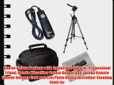 Starter Deluxe Package with Opteka OPT-7000 70 Professional Tripod Opteka Microfiber Deluxe