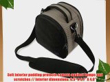Stylish Elegant Laurel Steel Grey Handbag Camera Bag with Adjustable Shoulder Strap for Olympus