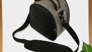 Stylish Elegant Laurel Steel Grey Handbag Camera Bag with Adjustable Shoulder Strap for Olympus