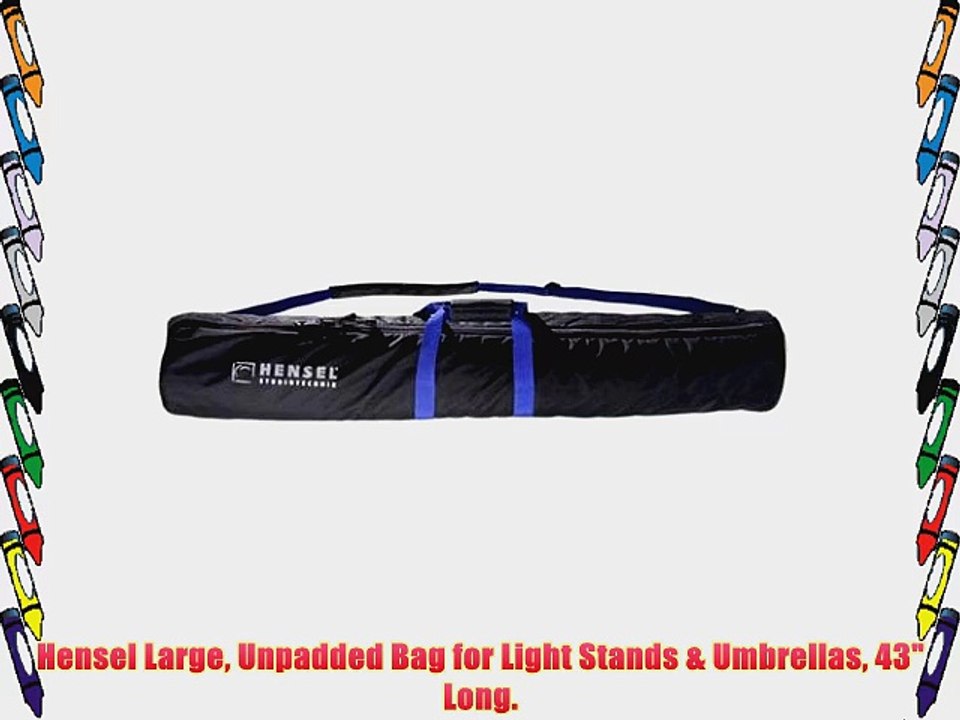 Hensel Large Unpadded Bag for Light Stands