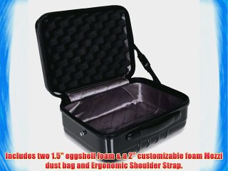 MEZZI Polycarbonate Black Utility Storage Plastic Case