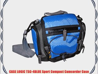 CASE LOGIC TSC-4BLUE Sport Compact Camcorder Case